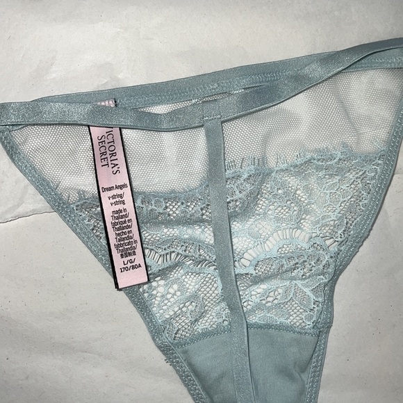 (L) Victoria's Secret Mesh & Lace VString THONG Panty - Picture 12 of 12